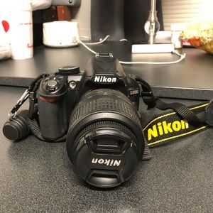Nikon D3100 camera with lens + free lens